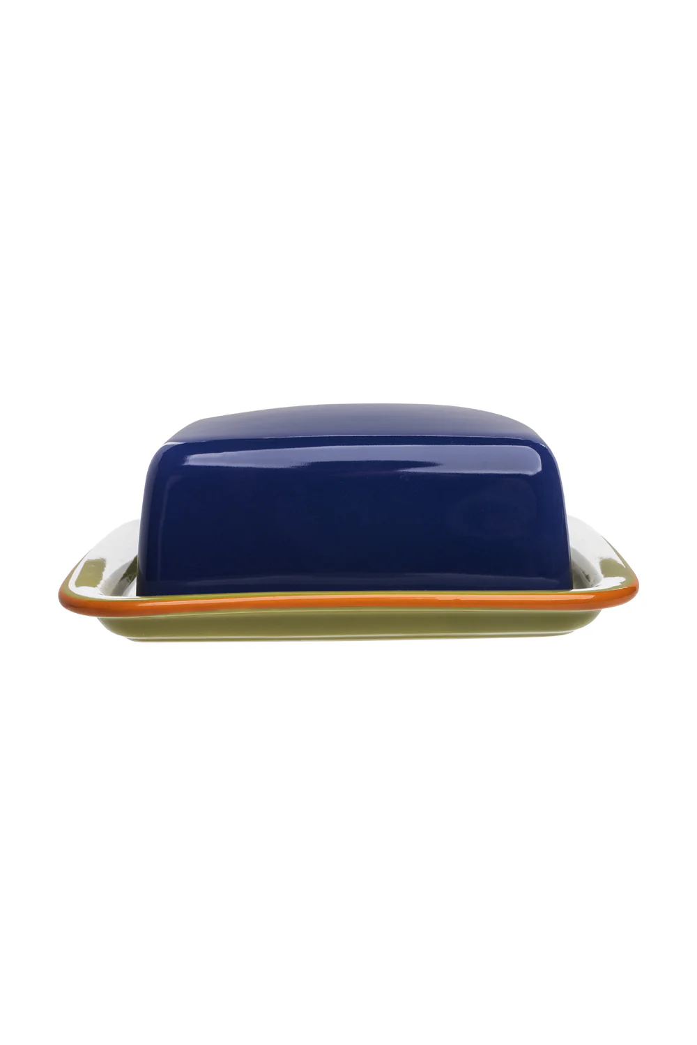 Butterdose COLOURI Blau – Steinzeug
