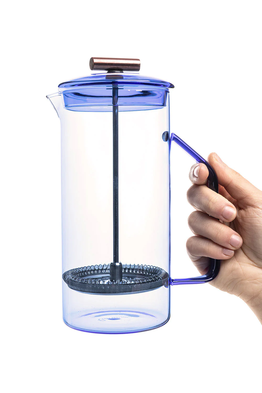 French Press RAIINBOW Blau – Borosilikatglas - Image 3