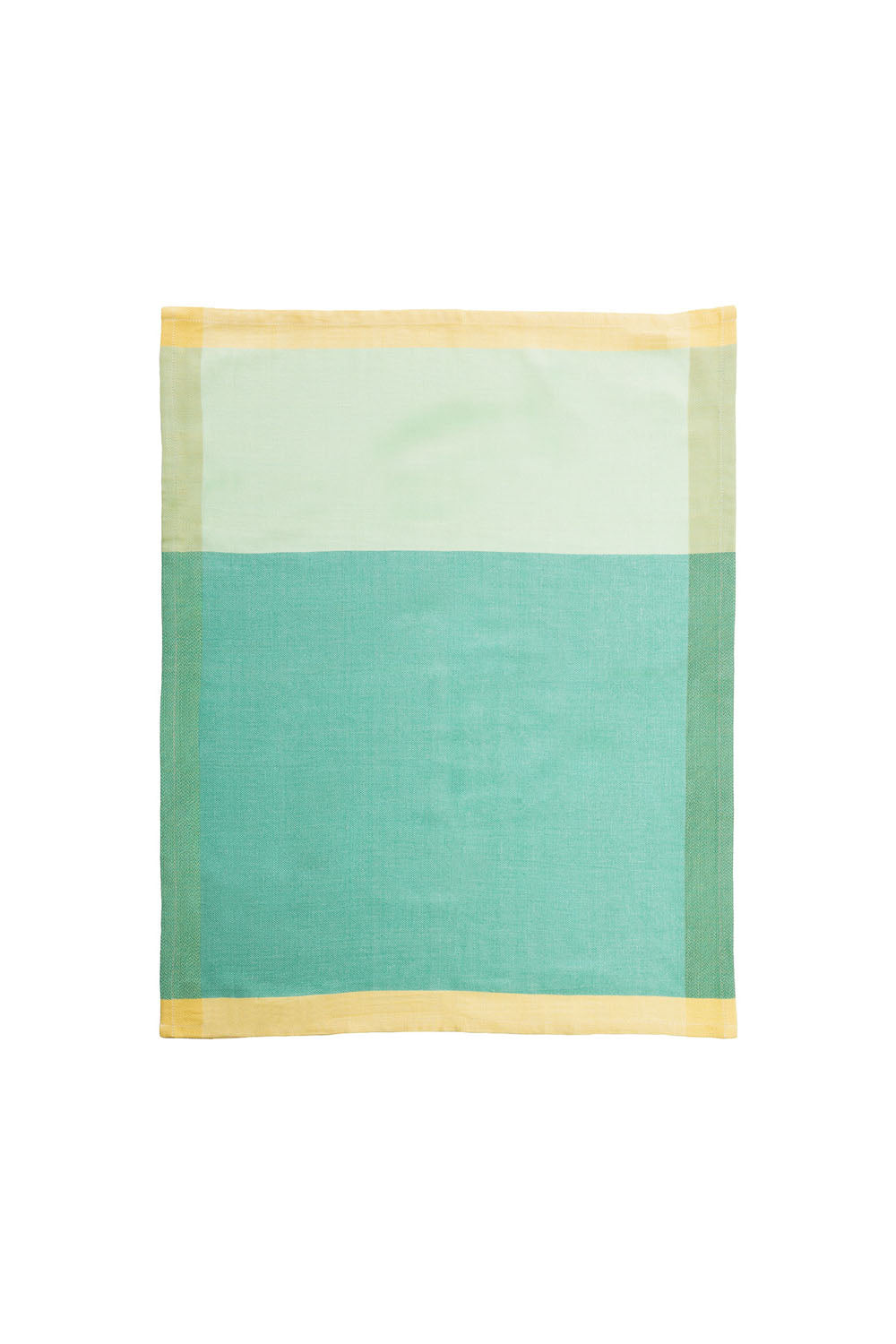 Geschirrtuch BICOLOR green (Bio-Baumwolle)