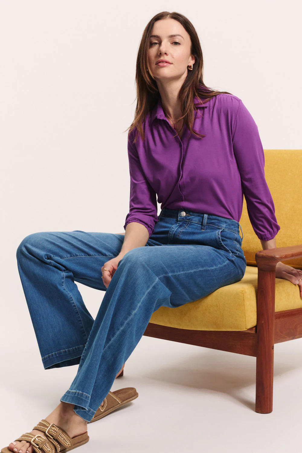 Jerseybluse Kaaty aus EcoVero™ Viskose - Image 4