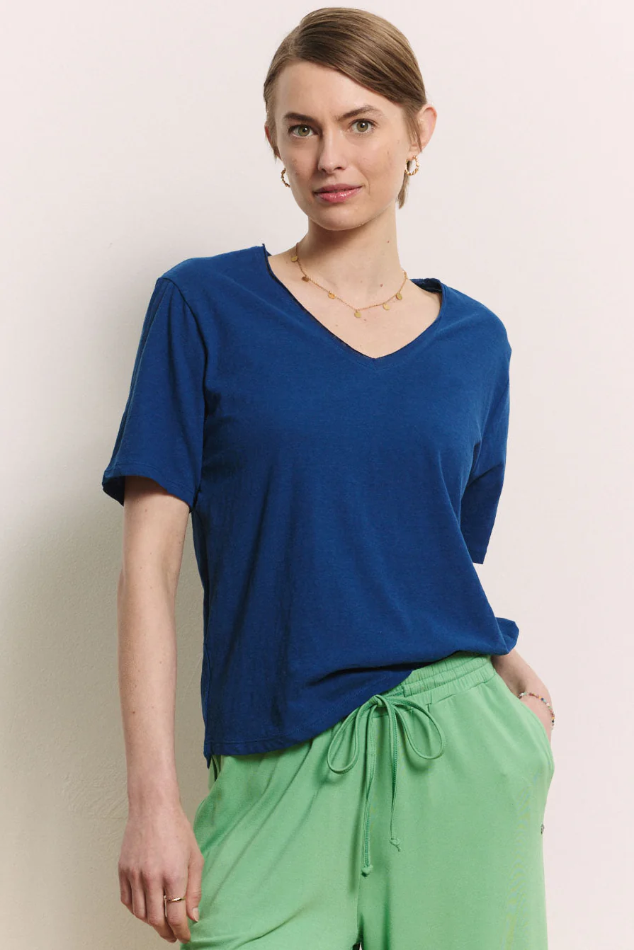 Jerseyshirt Liiz aus Leinen