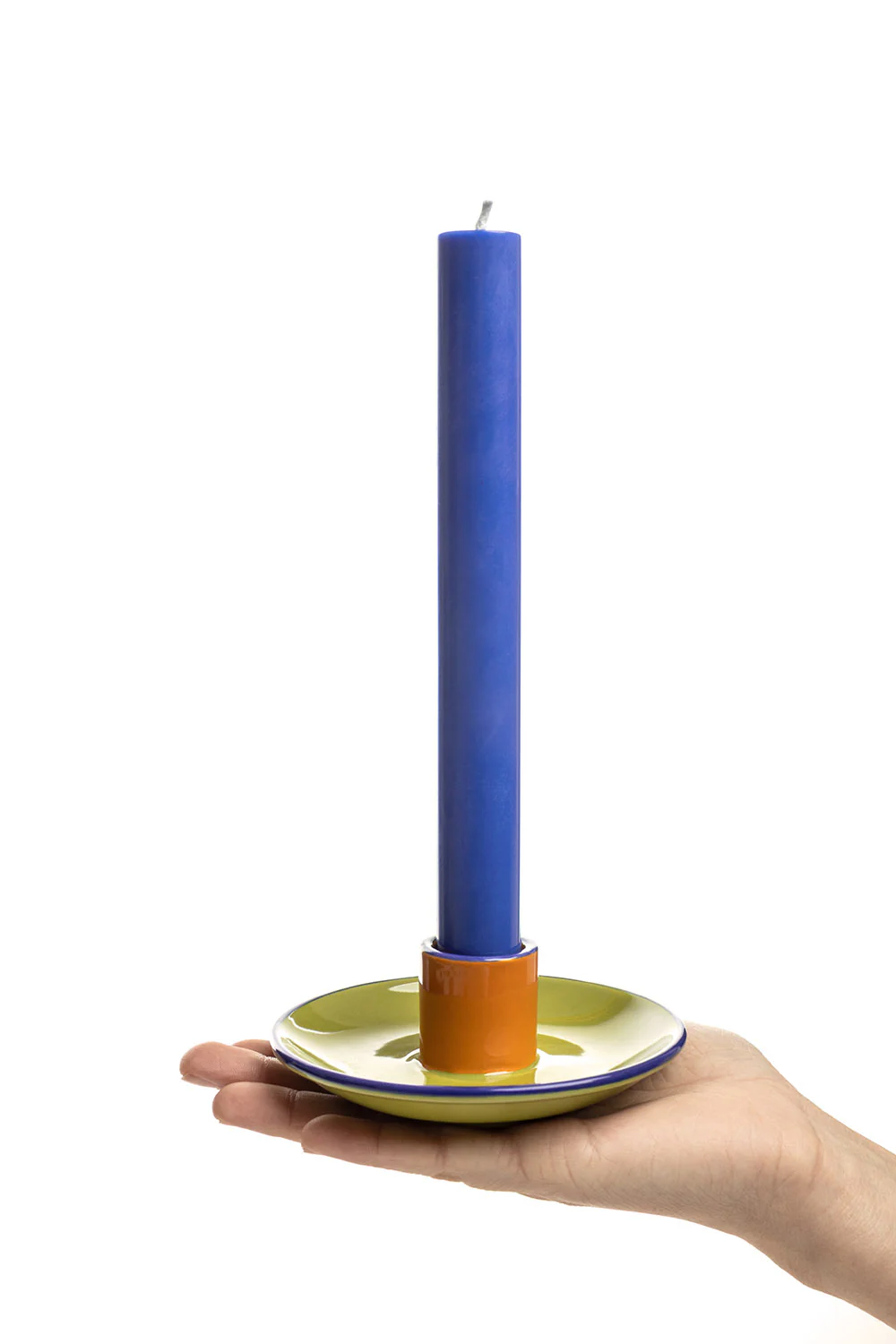 Kerzenhalter COLOURI Grün – Steinzeug - Image 3