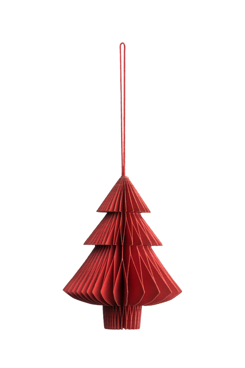 Papieranhänger RED TREE - groß