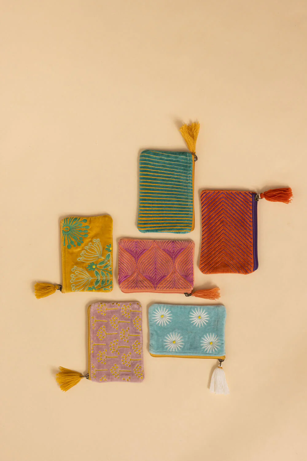 Samttäschchen Geometric - Image 6