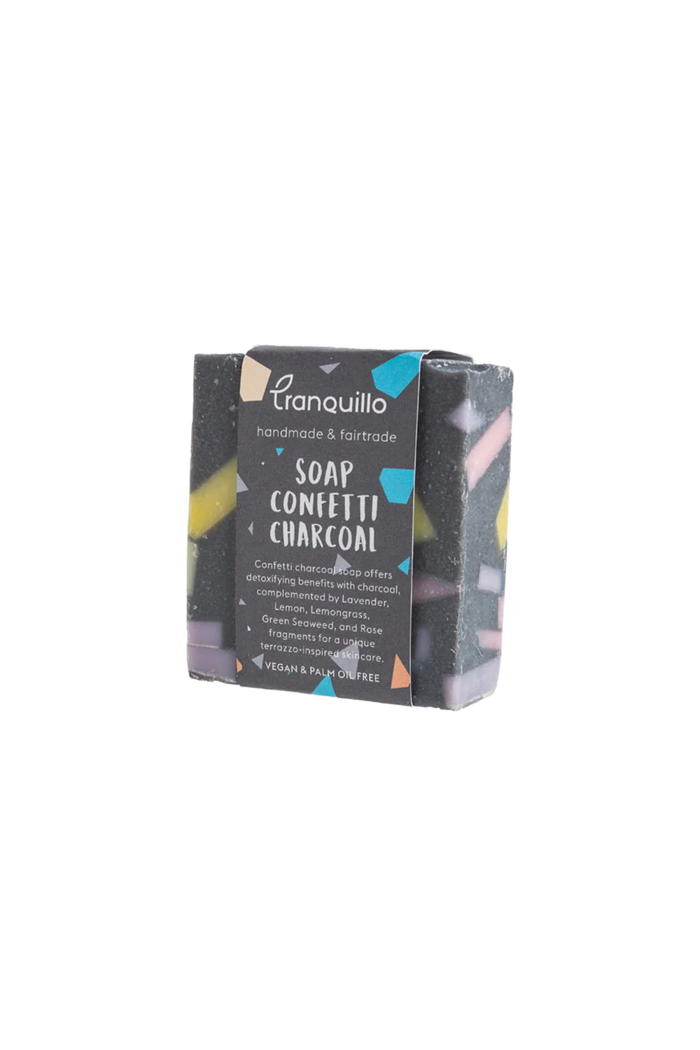 Seife CONFETTI CHARCOAL 100 g