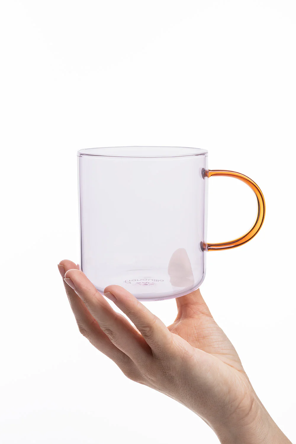 Tasse RAIINBOW Rosa – Borosilikatglas - Image 2