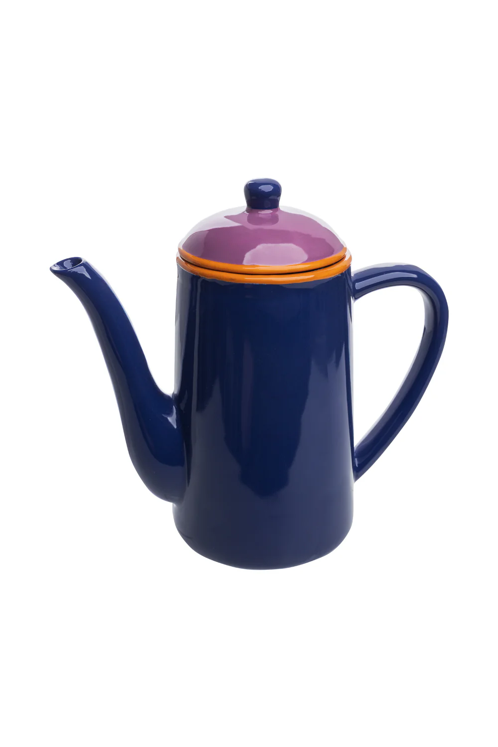 Teekanne COLOURI Blau – Steinzeug