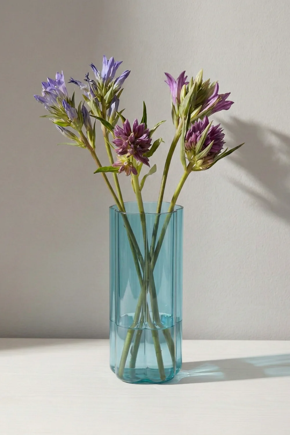 Vase RAIINBOW groß Grün – Borosilikatglas