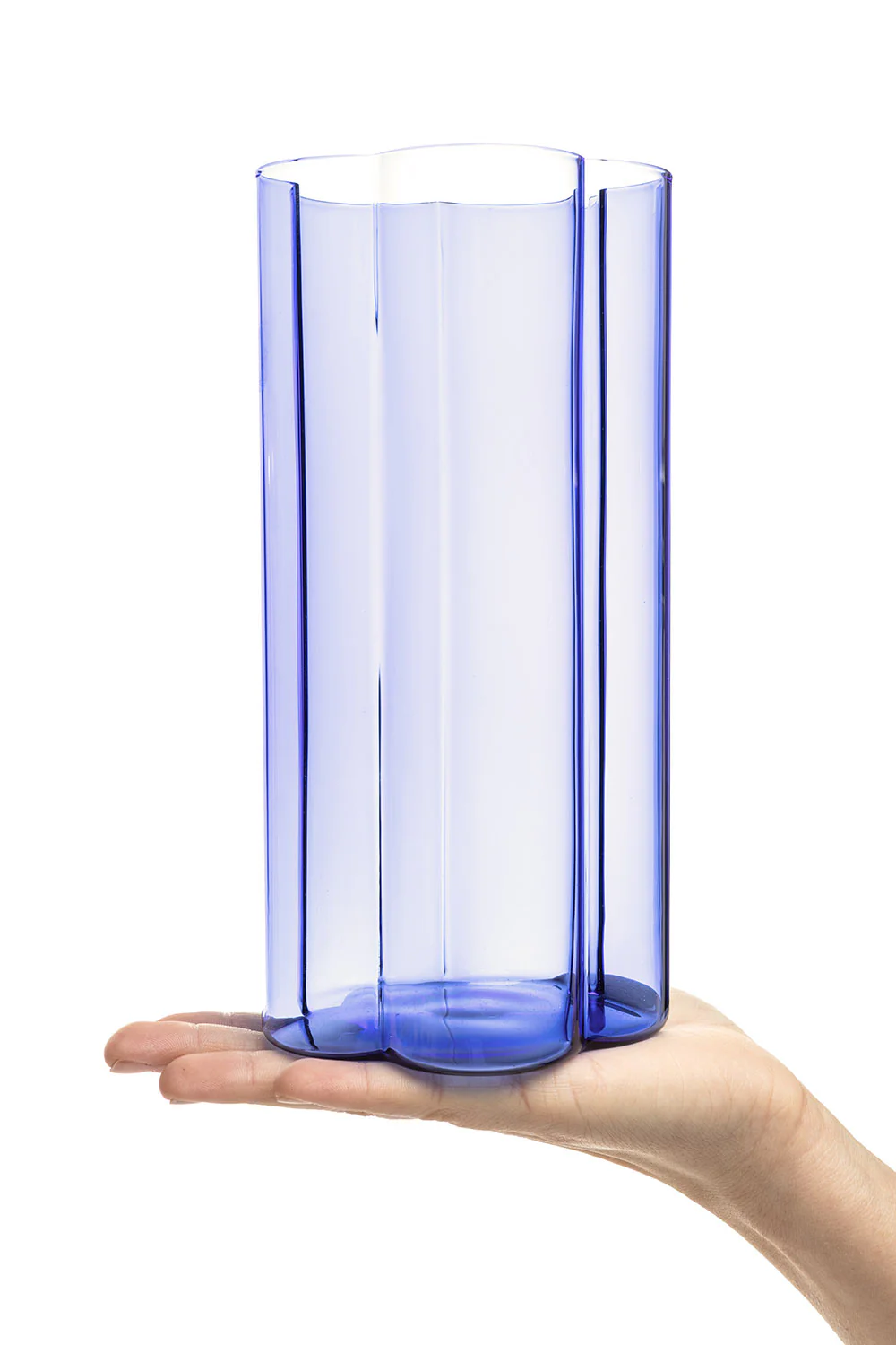 Vase RAIINBOW groß Blau – Borosilikatglas - Image 2